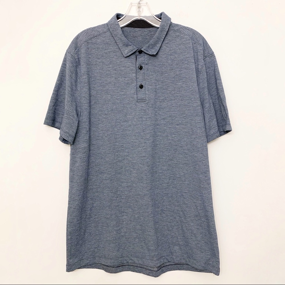 Lululemon Evolution Polo Button Down Stripe Shirt - image 5